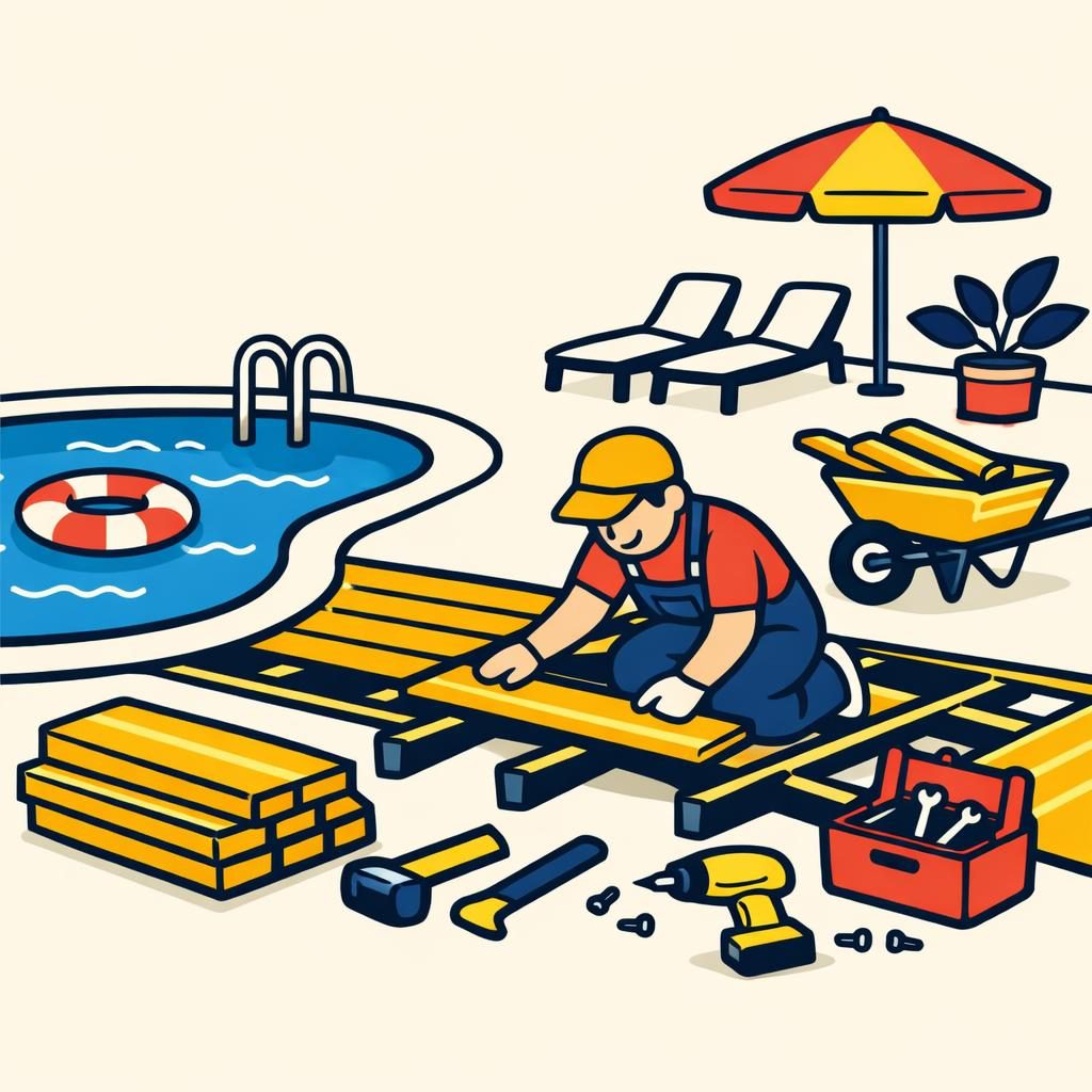 Pool Deck Installation